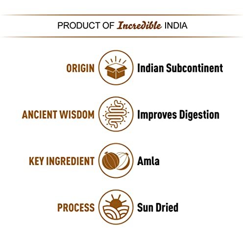 41fRcoWFB L - Manvik Foods SeAro Dried Amla Candy Without Added Sugar. Refined Sugar Free Gooseberry Candy. Diabetic Friendly. Sweetened with 100% Apple Juice. 100% Natural, No Preservatives, 300g - Image 6