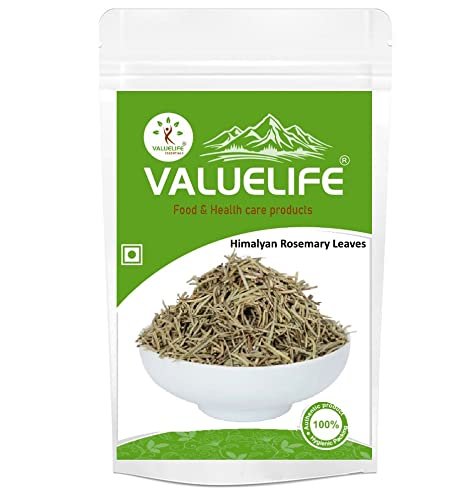 41hynsySuML - Manvik Foods Valuelife Himalayan Rosemary Leaves (250g), 100% Pure Rosemary Leaves