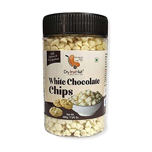 41idtVLsgpS - Manvik Foods Dry Fruit Hub Choco Chips Combo Pack 400gms Dark And White Choco Chips, Cake Decoration,Choco Chips, Choco Chips For Cake Decortion - Image 4