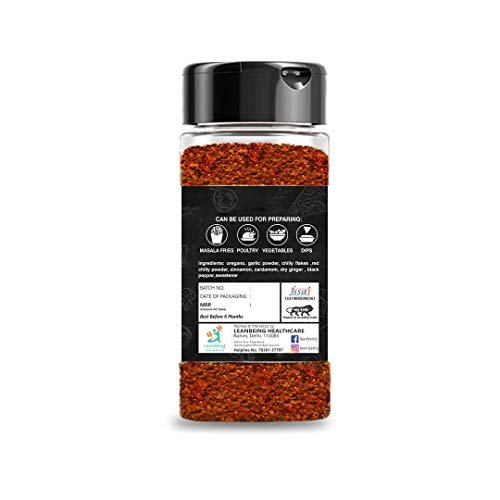 41j2BvnwznL - Manvik Foods Leanbeing Red Chilly Flakes 70 Gm| Crushed Pepper for Pizza, Pasta and Italian Seasoning - Image 3
