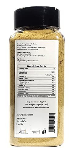 41jFfXm316L - Manvik Foods KDA Dried Mango Powder (Amchur), 150g - Image 4