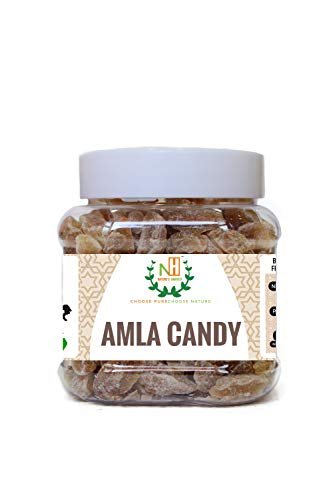 41jfU1SMbrL - Manvik Foods Nature's Harvest Dried Dry Sweet Amla Candy (Indian Gooseberry) (250g)