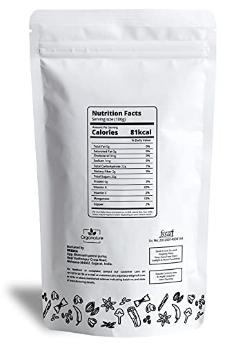 41jhjfhLdkL - Manvik Foods Organature Whole Dried Blueberries / Blueberry dry fruit - 100% Natural and Unsweetened - Gluten free snacks (100 Grams) - Image 3