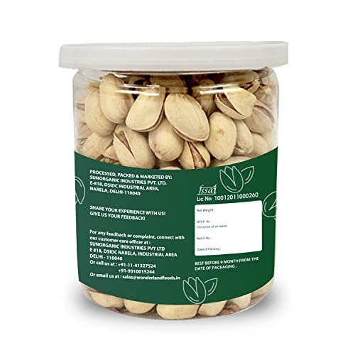 41kVvn7l58L - Manvik Foods Wonderland Foods - Dry Fruits I American California Roasted & Salted Pistachios (Pista) 200g Jar - Image 4
