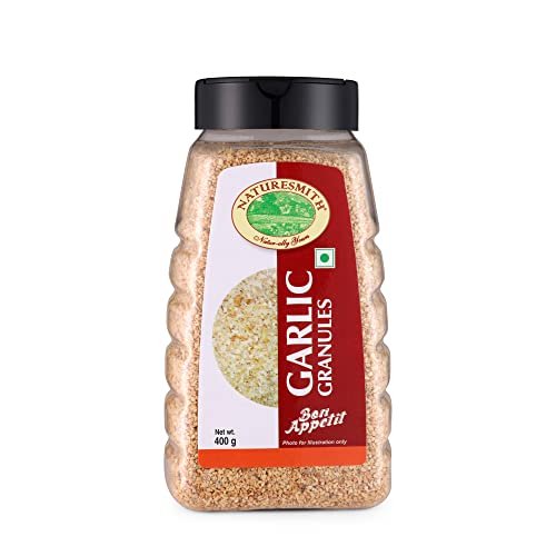 41lNYEiDpYL - Manvik Foods NATURESMITH GARLIC GRANULES (400 GRAM)