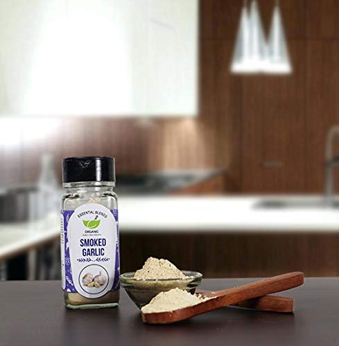 41lPat1kUL - Manvik Foods Essential Blends Organic Smoked Garlic Powder - 70GM |No Preservative | No Colour | Sun Dried | Glass Bottle - Image 4
