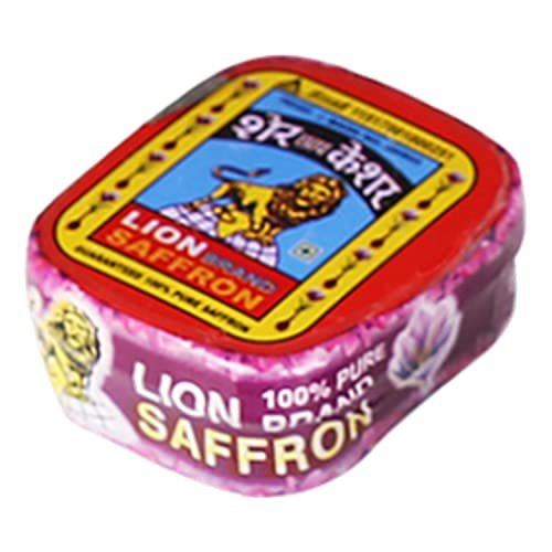 - Manvik Foods LION BRAND SAFFRON Original Kashmir Lacha Saffron/Kesar/Keshar (Certified Grade A) for Biryani, Beauty, Improved Health and Tilak (Pack of 1 (1gram)) - Image 4