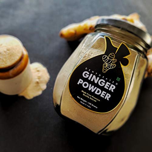 41nF64JPfJL - Manvik Foods MASALA POTLI� Dry Ginger Root Powder | Aadarak Powder | Sonth | Sukku | Shunti | Shunta || Perfect for Tea, Homemade Spices, Juices || - 150 Grams, PET Jar - Image 4