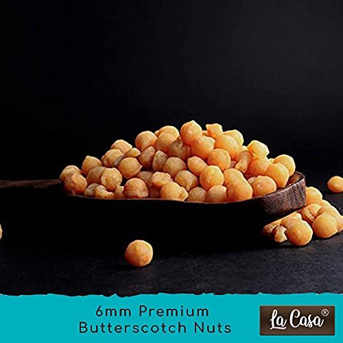 41sVREIuOeS - Manvik Foods La Casa Premium Butterscotch Nuts | Combo of 3 | Crunchy Nuts Bits for Cakes & Cookies Decoration | 3 x 250g | - Image 4
