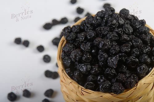 41tAS4hke S - Manvik Foods Berries And Nuts Dried Blueberries | Dehydrated Blueberry - Antioxidant Rich, Super Foods | 1 Bottle of 200 Grams - Image 6