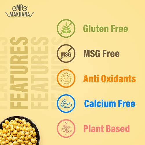41vA4 yQscS - Manvik Foods Mr. Makhana Roasted Makhana and Foxnuts: A Delicious and Nutritious Snack - Image 3
