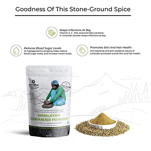 41w9Hhdr PL - Manvik Foods Anveshan Himalayan Coriander Powder - 300g | Hand Ground | Preservative Free | Rich In Essential Oil - Image 4