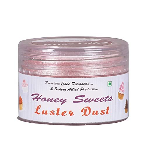 41wqg7X6EvS - Manvik Foods Honey Sweets Edible Luster Dust for Painting on Cakes and Chocolates (4.25 Grams, Rose Gold) - Image 5