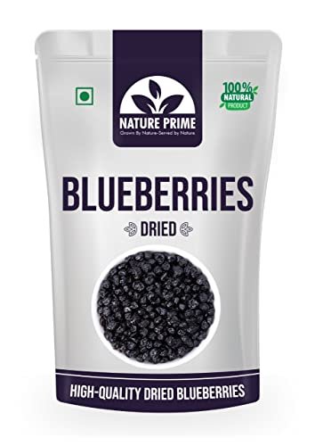 41wtCcUdz5L - Manvik Foods Nature Prime Dried Blueberry Sweet and Delicious, 500gm (Gluten Free, Non-GMO & Vegan)(Jar Pack)