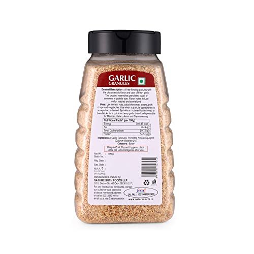 - Manvik Foods NATURESMITH GARLIC GRANULES (400 GRAM) - Image 3