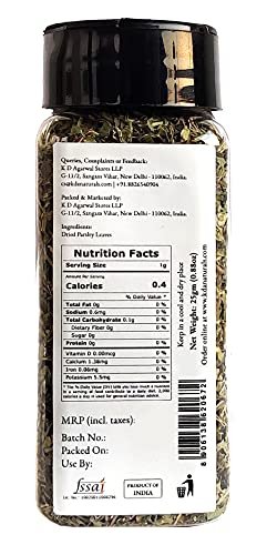 - Manvik Foods KDA Dried Parsley Leaves | International Herb, 25g - Image 4