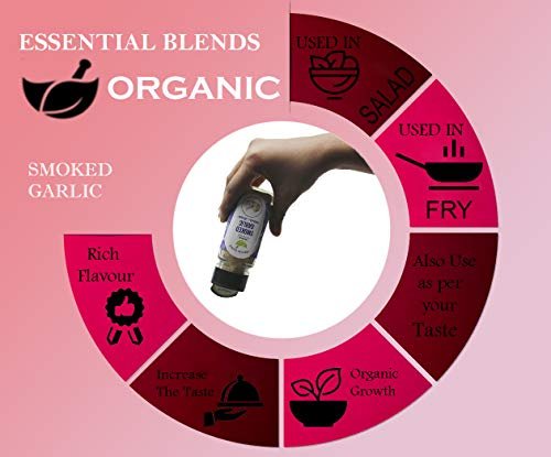 - Manvik Foods Essential Blends Organic Smoked Garlic Powder - 70GM |No Preservative | No Colour | Sun Dried | Glass Bottle - Image 5