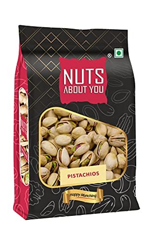 41ztv9 FuPL - Manvik Foods Nuts About You California Pistachios Roasted & Salted, 250 g