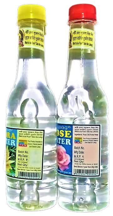 51 HH18tyL - Manvik Foods LUKOG Kewra Water 300ml+Rose Water 300ml (Combo Pack of 2 Bottles) Use for Biryani,Pulao,Fried Rice & Other Recipes - Image 4