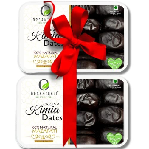 51 riCzHwqL - Manvik Foods ORGANICALI Kimia Dates (1kg -1.5Kg) ,Pack of 2 Offer, Soft Juicy Dates