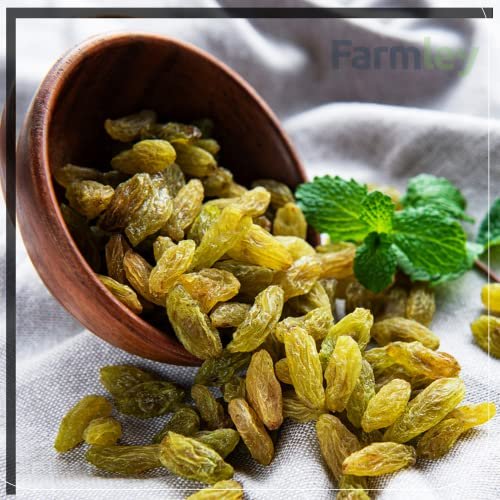 510edoyZUL - Manvik Foods Farmley Selecta Best Long Green Raisin Kishmish | Dry Grapes 200g - Image 5