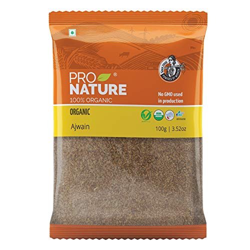 510wh76pS3L - Manvik Foods Pro Nature Organic Ajwain Seed | Whole Carom Seed