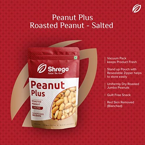512eGNLvmkL - Manvik Foods SHREGO Peanut Plus Roasted Peanut Salted 360G (2X180G Vacuum Packed) - Image 3