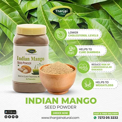 513HpQW1jwL - Manvik Foods Thanjai Natural 200Grams Mango Seed Powder 100% Natural, Made in Oldest Traditional Method, No Preservatives - Image 4