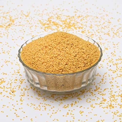 513R778o iL - Manvik Foods Dry Fruit Hub Yellow Mustard Split Kernels of Mustard, 400gm Yellow Mustard Dall,Rai Dall - Image 3