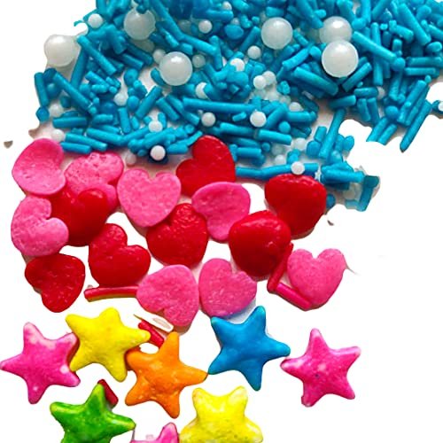 513UYb3v2dL - Manvik Foods Serapheena|Serapheena Sugar Sprinkles for Cakes & Cupcakes Decoration (Party Time)|Vegetarian, Zero Maida, No Metallic Colours|100 g|Pack of 1 - Image 4