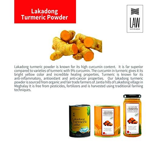 513gRw38spL - Manvik Foods looms & weaves - High Curcumin Lakadong Turmeric Powder - Directly sourced from The Organic Farmers of Lakadong Village - East and West Jantia Hills of Meghalaya - 100 gm - Image 4
