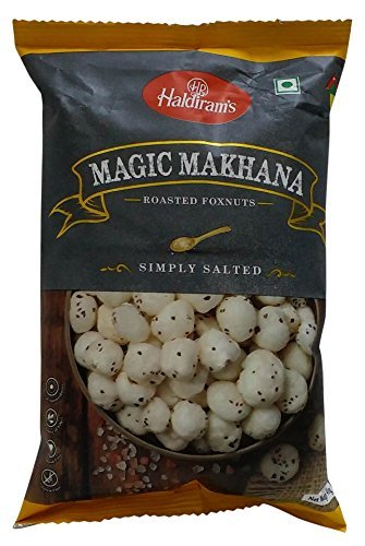 513iM7UbK L - Manvik Foods Haldirams Magic Makhana Roasted Foxnuts - Simply Salted, 40g