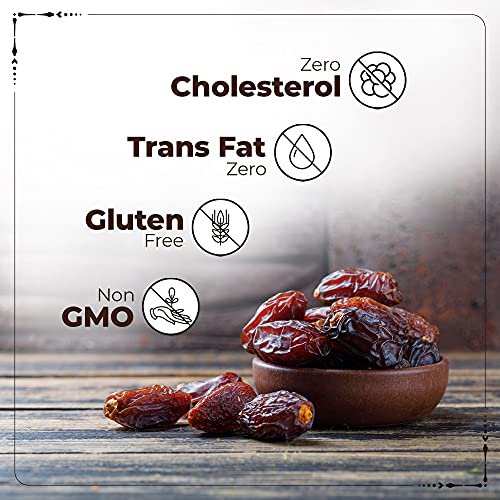 514Pq8CpVbS - Manvik Foods Happilo Premium International Omani Dates 680g Value Pack | Khajoor or Khajur Dry Fruit | Healthy & Nutritious Snack | Rich in Protein & Vitamins | Natural Sweetener - Image 4