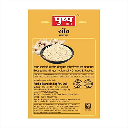 5158TKPWzEL - Manvik Foods Pushp Dry Ginger(Adrak) Powder(100g Pack of 1) - Image 5