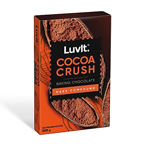 515bDdZzytL - Manvik Foods LuvIt Cocoa Crush - Dark Compound Bars | Perfect for Baking, Frosting, Chocolate Making | 500g