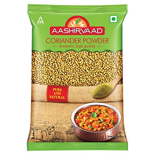 515vq58 KPL - Manvik Foods Aashirvaad Coriander Powder, Pouch, 500g