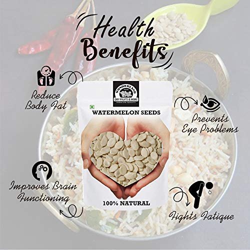 5162QO0qsSL - Manvik Foods Wonderland Foods - Healthy & Raw (Unroasted) Watermelon Seeds 250g Pouch - Image 3