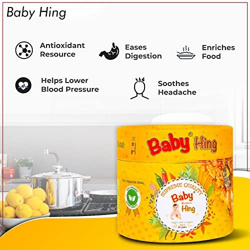 - Manvik Foods BABY Hing Crystals (50g) | Strong Asafoetida (Hing) for Cooking | 100% Pure and Organic Food Spice | Indian Flavour for Food | Premium-Quality Hing - Image 4