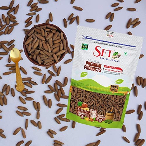 516agXWUHFL - Manvik Foods SFT Big Size Whole Pine Nuts Shelled Chilgoza Pouch, 100 g - Image 3