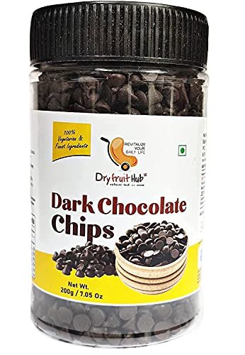 518PuDTyQnS - Manvik Foods Dry Fruit Hub Choco Chips Combo Pack 400gms Dark And White Choco Chips, Cake Decoration,Choco Chips, Choco Chips For Cake Decortion - Image 3