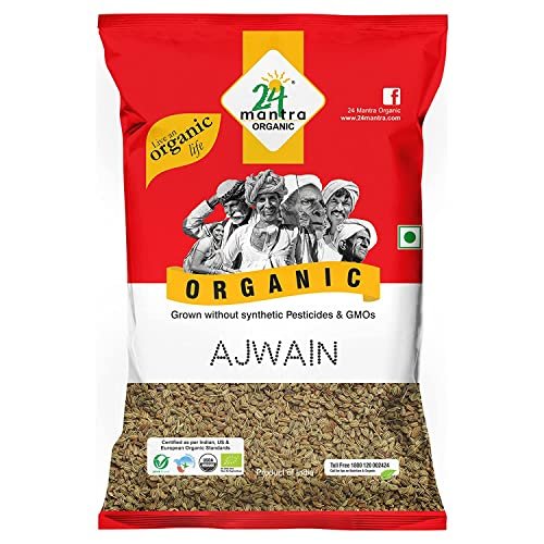 519PGlT2dqL - Manvik Foods 24 Mantra Organic Ajwain Seeds | Carrom seeds | Vaamu