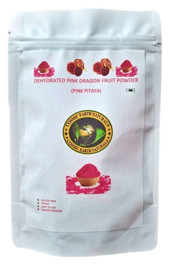 51AA843KloL - Manvik Foods DEHYDRATED PINK DRAGON FRUIT POWDER/PITAYA POWDER 100 Grams - Image 3