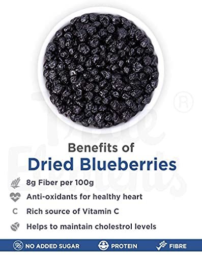 - Manvik Foods Nature Prime Dried Blueberry Sweet and Delicious, 500gm (Gluten Free, Non-GMO & Vegan)(Jar Pack) - Image 4