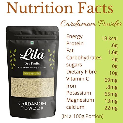 51CneVwiDcL - Manvik Foods LILA DRY FRUITS Elite Aroma Green Chhoti Elaichi Hari Elaichi Cardamom Powder, 50 gm - Image 3