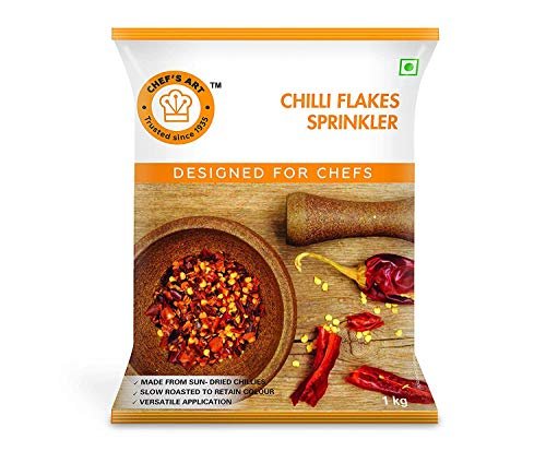 51Cym96TOtL - Manvik Foods food service india Chef's Art Chilli Flakes Sprinkler -500gms