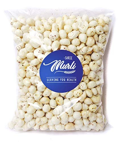 51Dmr3UeT3L - Manvik Foods Shree Murli Jumbo Handpicked Lotus Seeds /Fox Nuts Big Size Phool Makhana(Pop / Gorgon Nut Puffed Kernels ) (250 Grams)
