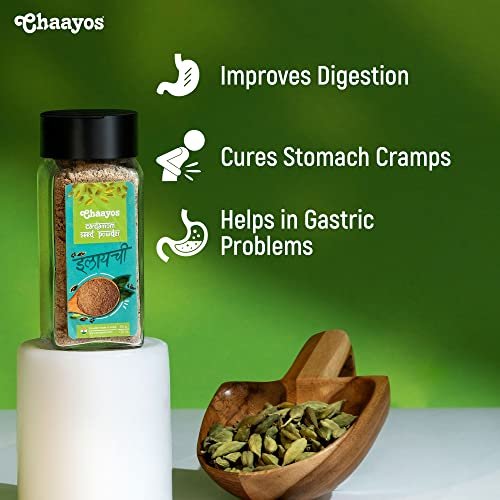 51E963CsAdL - Manvik Foods Chaayos Cardamom Seed Powder (50g) | Only Seeds No Husk | 100% Natural Spice - Image 3