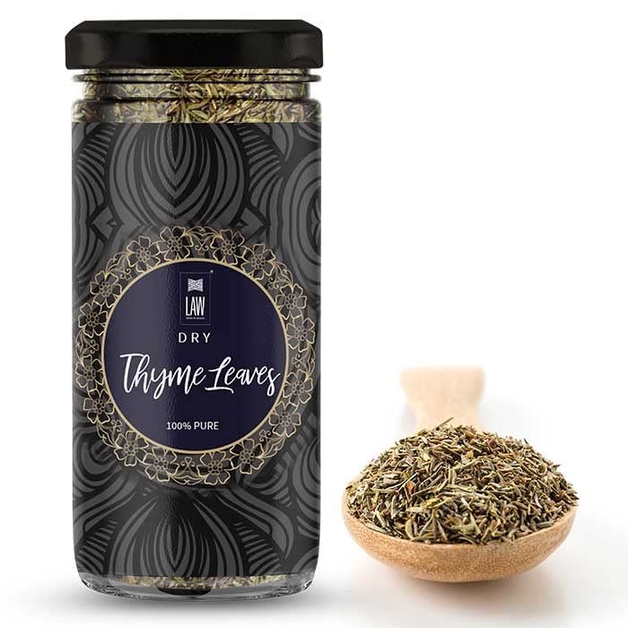 51EFUyupX3L - Manvik Foods 100% Pure & Natural Freeze Dried Thyme Leaves - 25 GMS (Special Grade Seasoning Herb)
