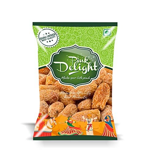 51EVEVgIV4L - Manvik Foods Pink Delight Premium Dry Dates (Chuara) 500 Gm