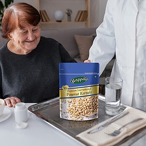 51GZLGXhyUL - Manvik Foods Happilo Premium International Exotic Pinenut Kernels 150g | Chilgoza (Neja) Seeds | Dry Fruit Without Shell | Raw Lebanon Pine Nuts| Good For Heart & Boosts Energy - Image 7